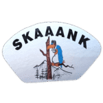 Skaaank wanted sticker was spotted in Edinburgh in 2025