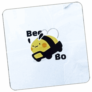 Bee Bo wanted sticker spotted in Edinburgh in 2025