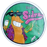 Enjoy Sidra wanted sticker spotted in Edinburgh in 2025