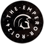 The Emperor RO 124 wanted sticker spotted in Prague in 2025