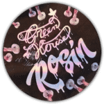 Green House Rosin wanted sticker spotted in Bangkok in 2025