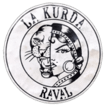 La Kurda Raval wanted sticker spotted in Bangkok in 2025
