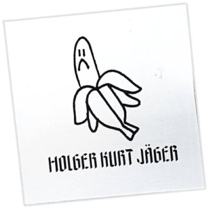 Holger Kurt Jaeger waned sticker spotted in Porto in 2025