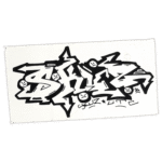 Skuz wanted sticker spotted in Bangkok in 2025