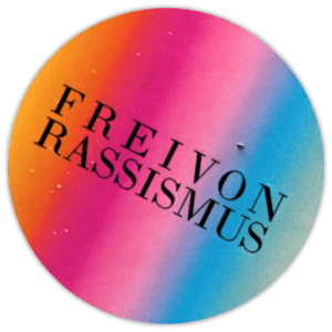 Freivon Rassismus wanted sticker spotted in Porto in 2025