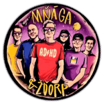 Mňága a Žďorp wanted sticker spotted in Prešov in 2025