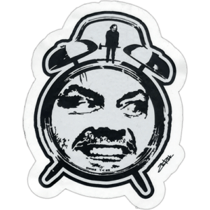Zerok wanted sticker spotted in Bangkok in 2025