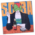 Soba wanted sticker spotted in Porto in 2025