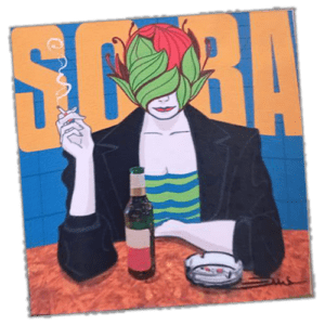 Soba wanted sticker spotted in Porto in 2025