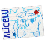 Alicelu wanted sticker spotted in Prague in 2025