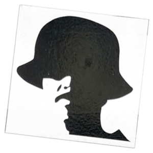 Unknown soldier wanted sticker spotted in Bangkok in 2025
