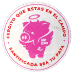 Muy Cerdo wanted sticker spotted in Bangkok in 2025