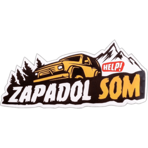 Zapadol Som wanted sticker spotted in Prešov in 2025