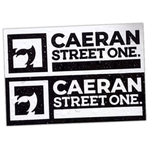 Caeran wanted sticker spotted in Porto in 2025