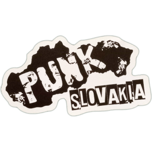 Punk Slovakia wanted sticker spotted in Prešov in 2026