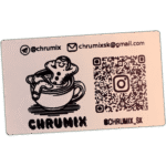 Chrumix wanted sticker spotted in Prešov in 2026.