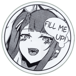 Fill me up wanted sticker spotted in Presov 2025