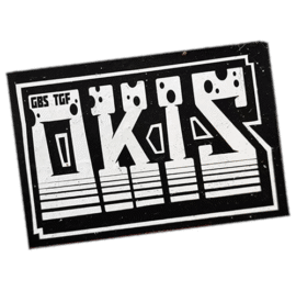 OKIS wanted sticker spotted in Zaragoza in 2025