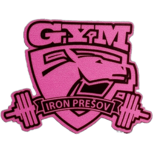 Iron Gym wanted sticker spotted in Prešov in 2026