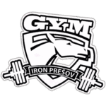 Iron Gym wanted sticker spotted in Prešov in 2026