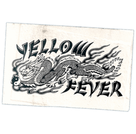 Yellow Fever wanted sticker spotted on Koh Chang in 2025