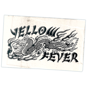 Yellow Fever wanted sticker spotted on Koh Chang in 2025