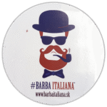 Barba Italiana wanted sticker spotted in Prešov in 2025