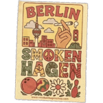 Smoken Hagen wanted sticker spotted in Marrakesh in 2026