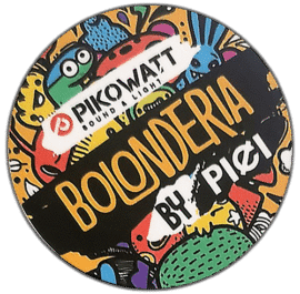 Pikowatt wnted sticker spotted in Budapest in 2025