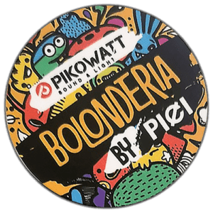 Pikowatt wnted sticker spotted in Budapest in 2025