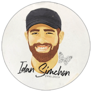 Idan Simchon wanted sticker spotted in Bangkok in 2025