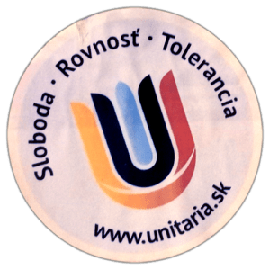 Unitaria.sk wanted sticker spotted in Prešov in 2026