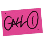 Gallo wanted sticker was spotted in Saarbrucken in 2026