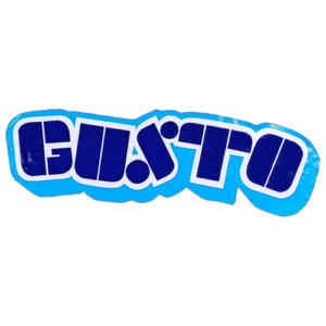 Gusto wanted sticker spotted in Prešov in 2026