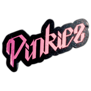 Pinkiez wanted sticker spotted in Košice in 2026