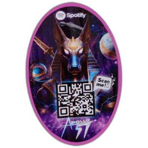 Apollo 51 wanted sticker spotted in Prague in 2025