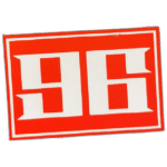 96 wanted sticker spotted in Bangkok in 2025