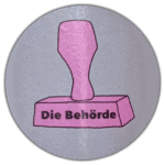 Die Behörde wanted sticker spotted in Košice in 2026