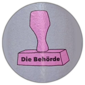 Die Behörde wanted sticker spotted in Košice in 2026