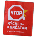 Rýchlo Kurčatá wanted sticker spotted in Košice in 2025