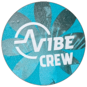 Vibe Crew wanted sticker spotted in Košice in 2026