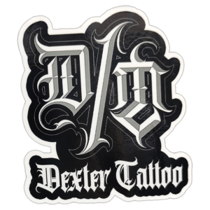 Dexter Tattoo wanted sticker spotted in Bangkok in 2025.