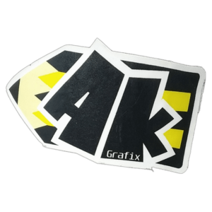 AK Grafix wanted sticker spotted in Budapest in 2023