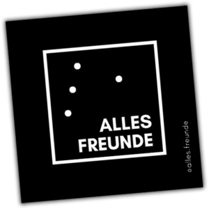 Alles Freunde wanted sticker spotted in Prague in 2026