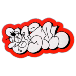 Graffiti sticker spotted in Prague in 2026