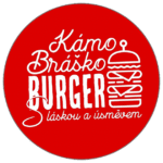 Kámo, Bráško burger wanted sticker spotted in Prague in 2026