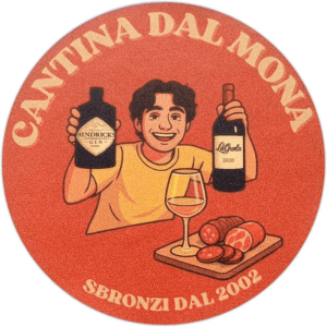 Cantina Dal Mona wanted sticker spotted in Prague in 2026