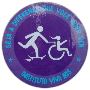 Instituto Viva Iris wanted sticker spotted in Prague in 2026