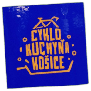 Cyklokuchyňa Košice wanted sticker spotted in Prešov in 2026