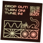 Radio Punctum wanted sticker spotted in Prešov in 2026